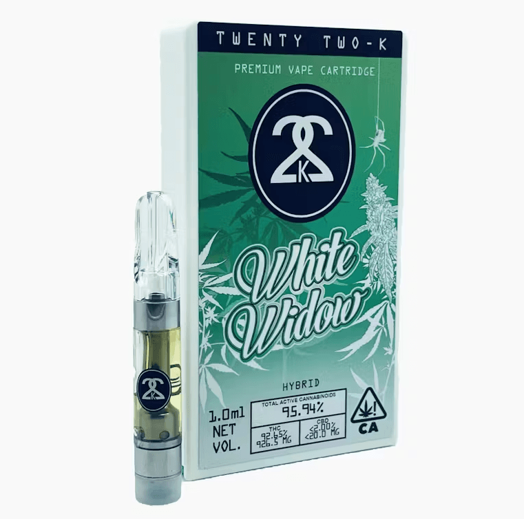 22K WHITE WIDOW CART 1G - 22K