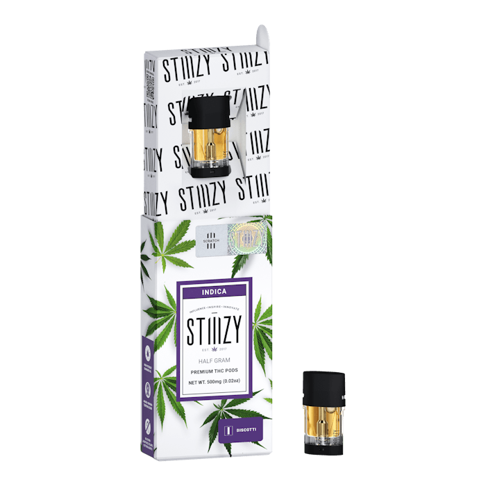 STIIIZY Biscotti Original THC Pod | 0.5g