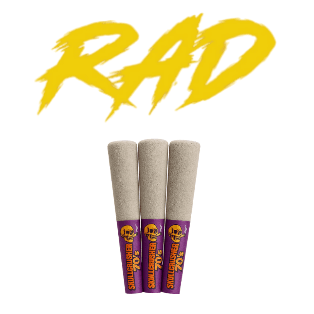 Skullcrusher 70's by RAD Iced Raspberry - Quad Diamond Infused | 3x0.45g