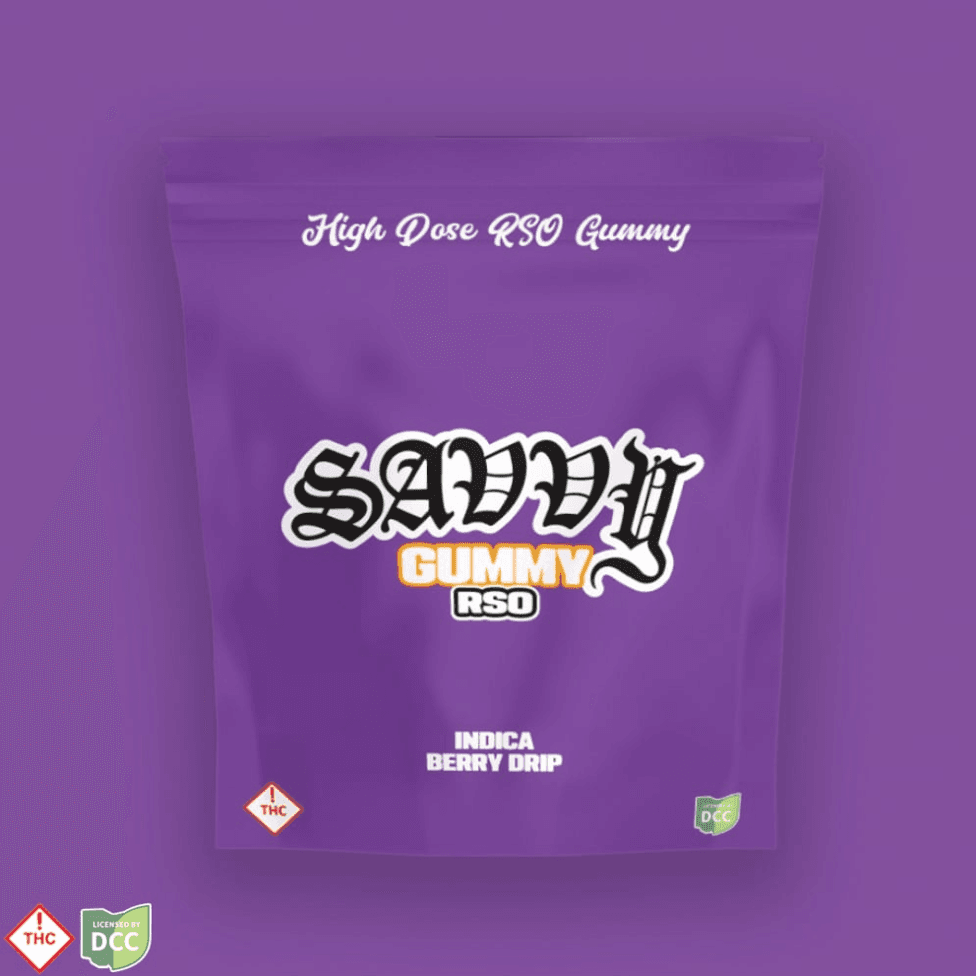 Savvy Berry Drip RSO Gummy 1pk (110mg)