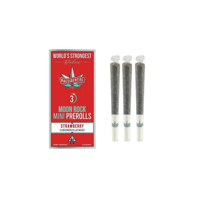 PRESIDENTIAL INFUSED PREROLL MULTIPACK - STRAWBERRY - 1.5G