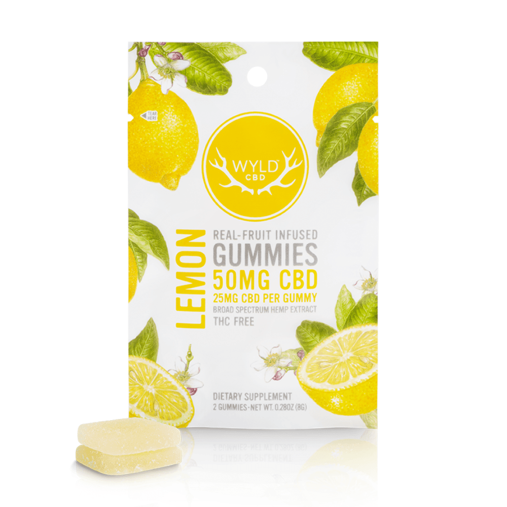 WYLD CBD 1000mg Lemon CBD Gummies (40-pack)