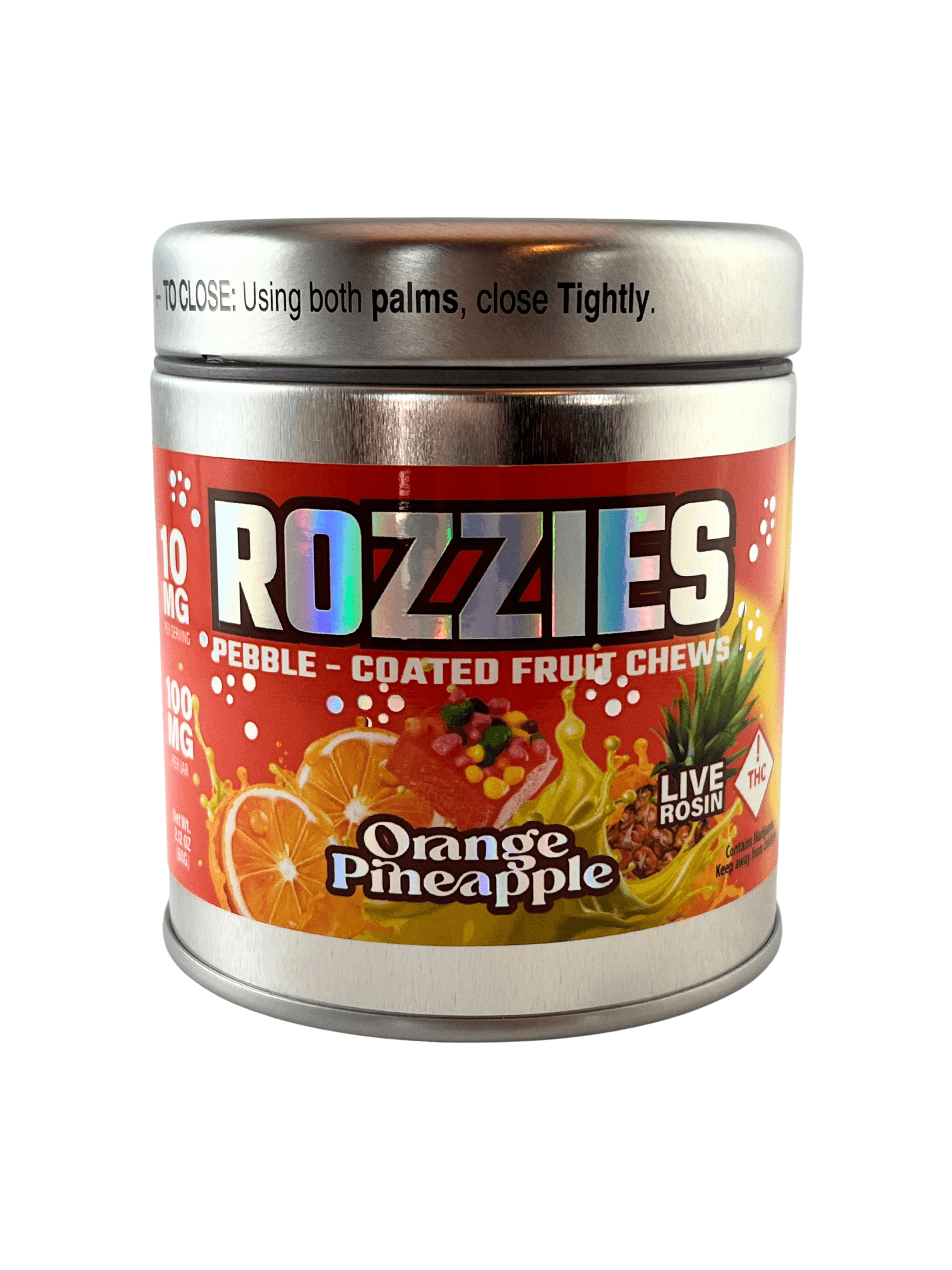 Rozzies ORANGE PINEAPPLE - ROSIN CHEW - 100 MG