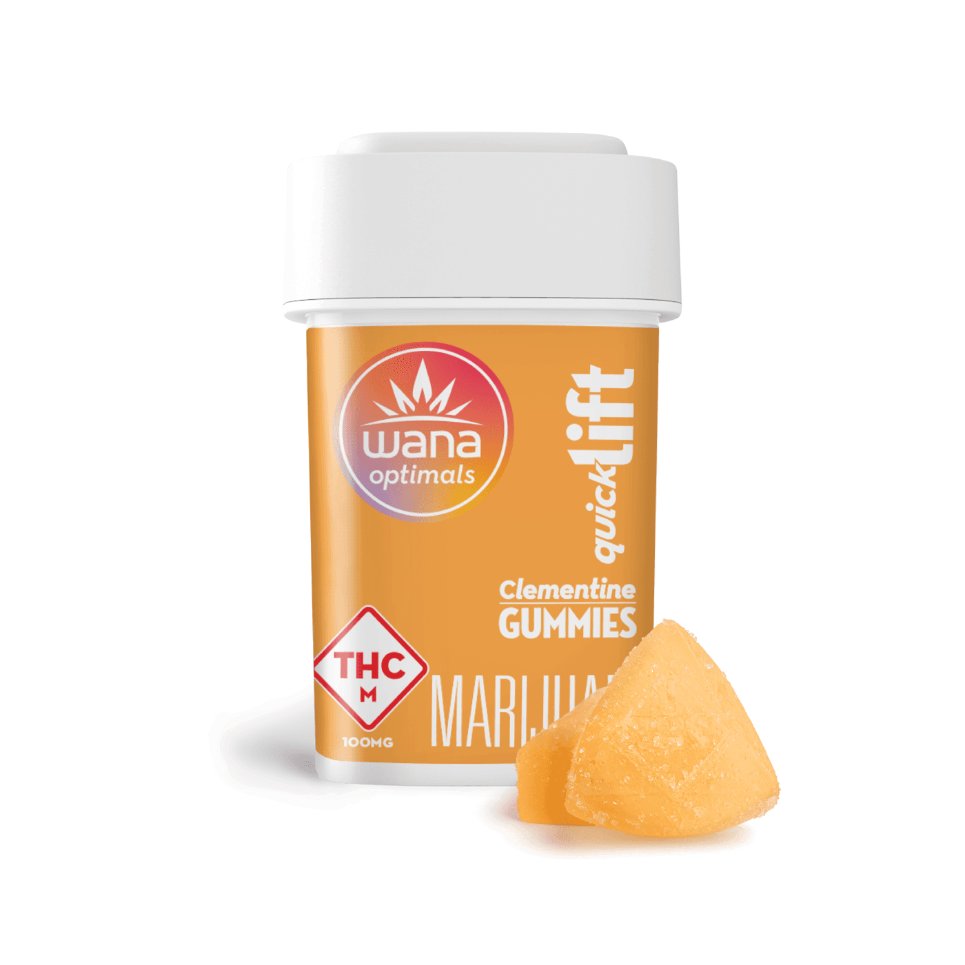 Wana Clementine | Quick Lift Gummies | 100mg (10pcs)