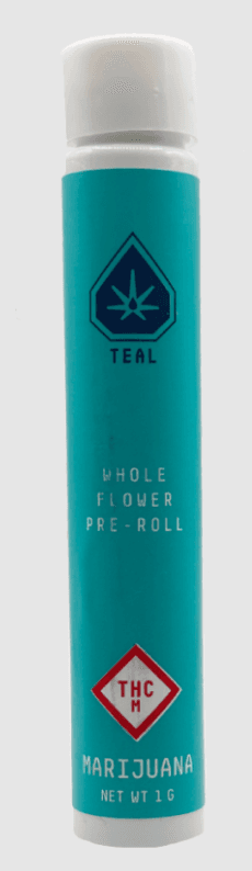 Teal Cannabis 0.5g Preroll 2pk [1g] | Dulce de Fresca
