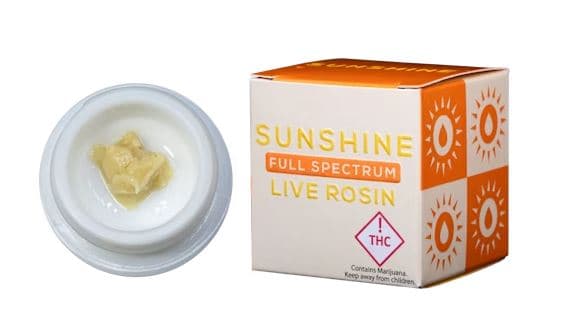 Sunshine Extracts Sunshine Full Spectrum Live Rosin 3g - Maple Nectar