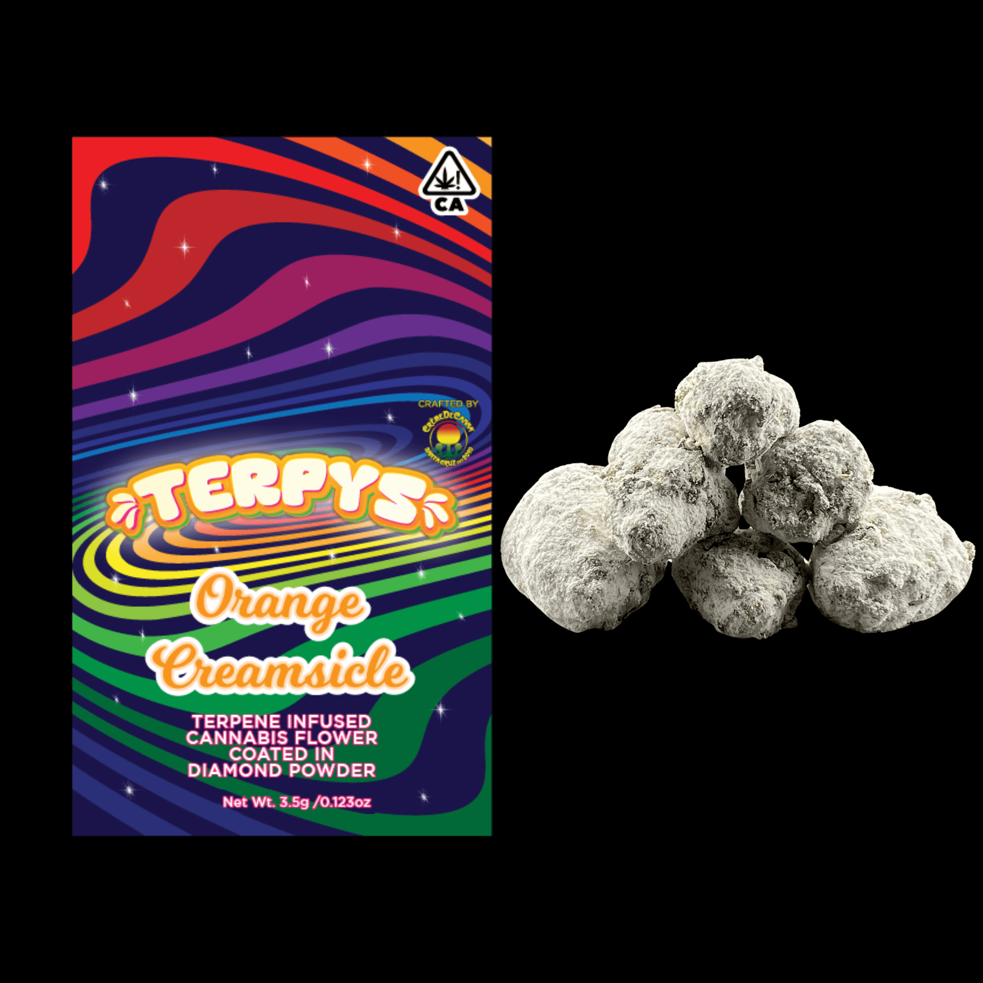 Terpys Terpys Diamond Infused Flower Orange Creamsicle