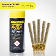 TWAX Banana Cream (H) - Infused Pre-Roll 5pk - Twax