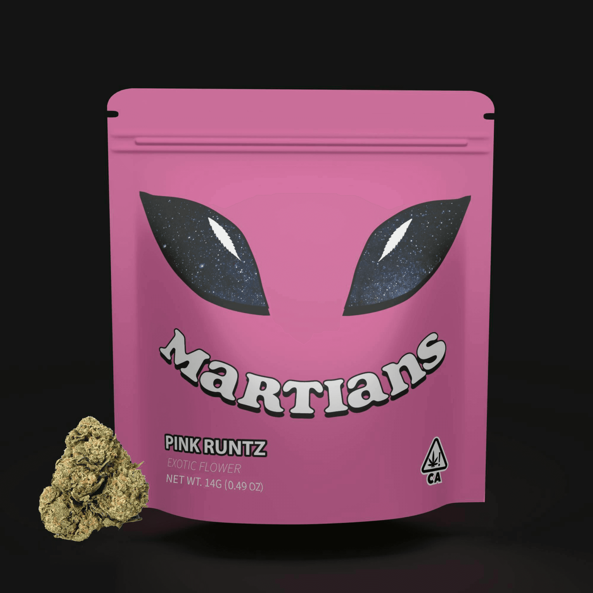 Martians SUNGROWN FLOWER - PINK RUNTZ - 14G