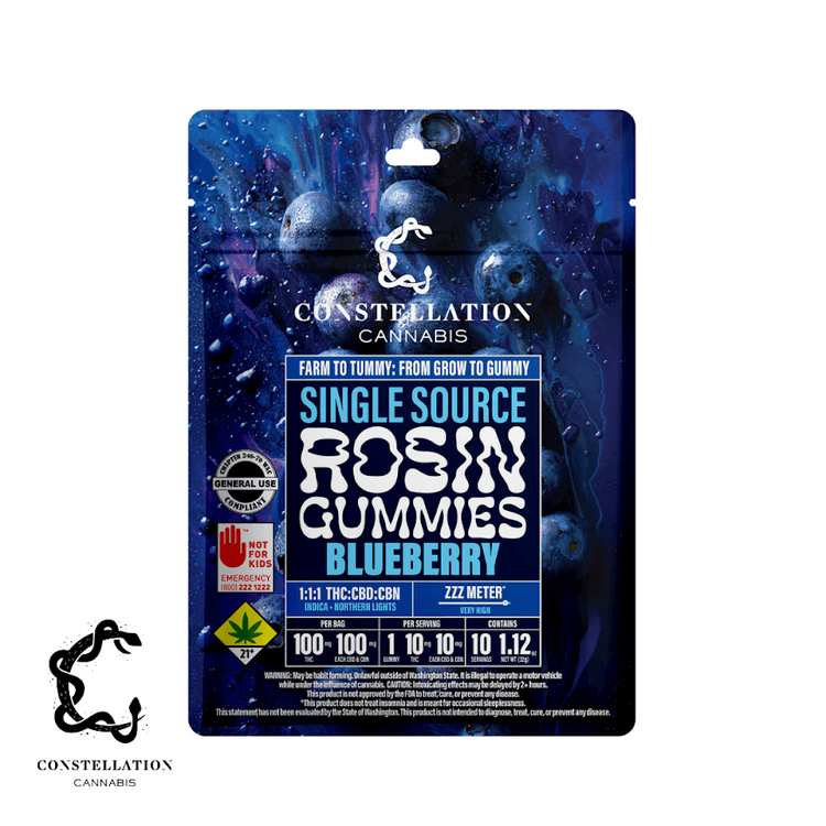 Constellation Constellation Gummies 1:1:1 CBN Blueberry 300mg