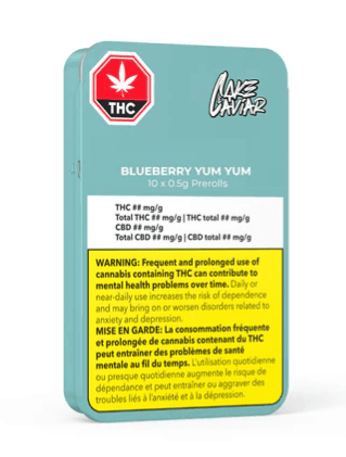 Cake & Caviar Cake & Caviar : Blueberry Yum Yum Pre-Rolls (10x0.5g)