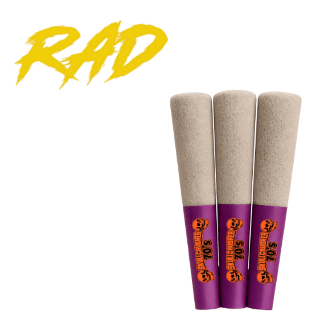 Skullcrusher 70's by RAD Cherry Watermelon Quad Diamond Infused 3x0.45g
