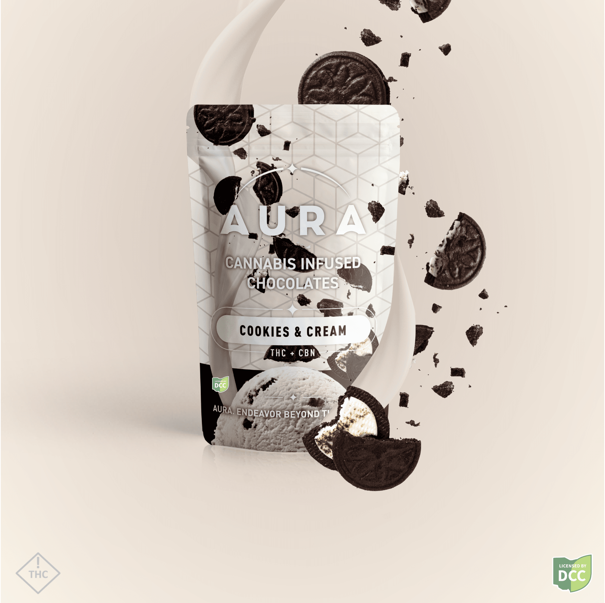 Aura Cookies and Cream | Chocolates | [106.59mg]