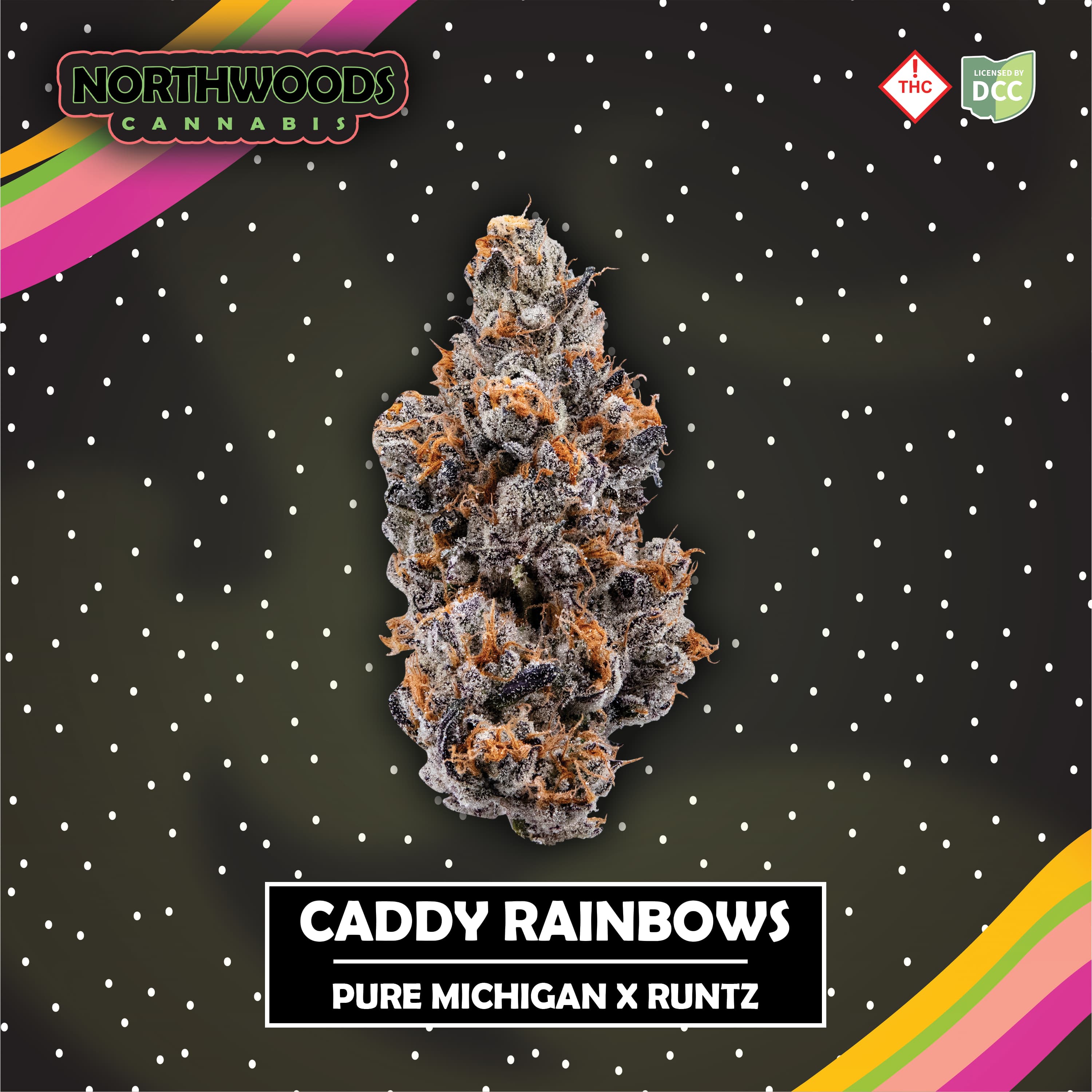 Northwoods Cannabis Caddy Rainbows 14.15g (Hybrid) | Northwoods Cannabis