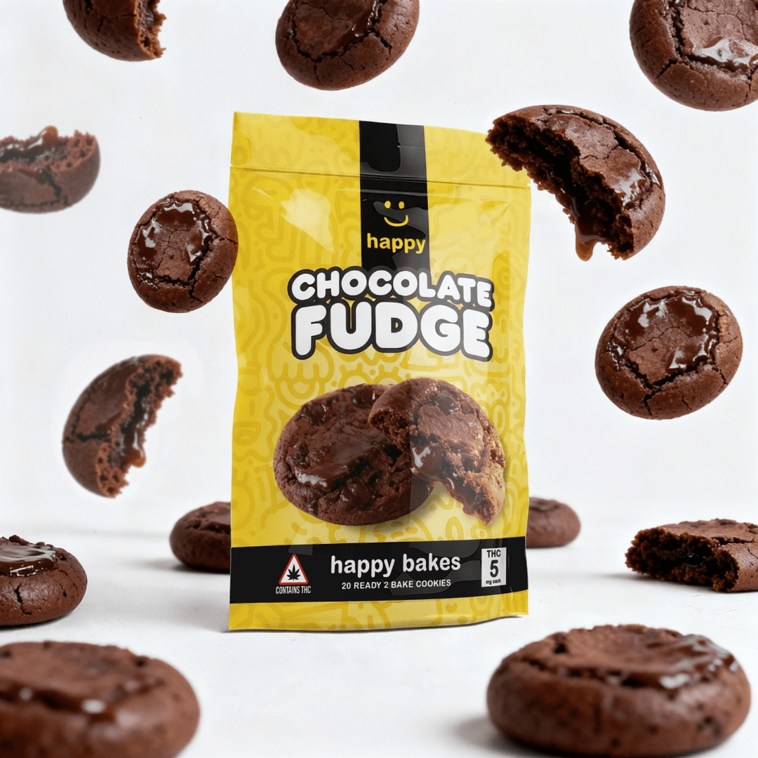 Happy Chocolate Fudge | Ready2Bake Cookie Dough - 100mg