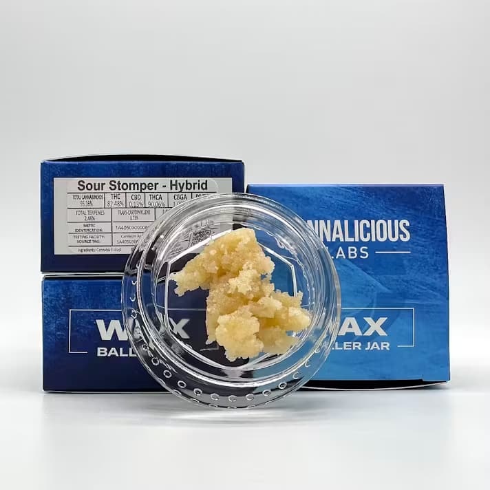 Cannalicious Labs BRAIN FREEZE WAX BALLER JAR 7G