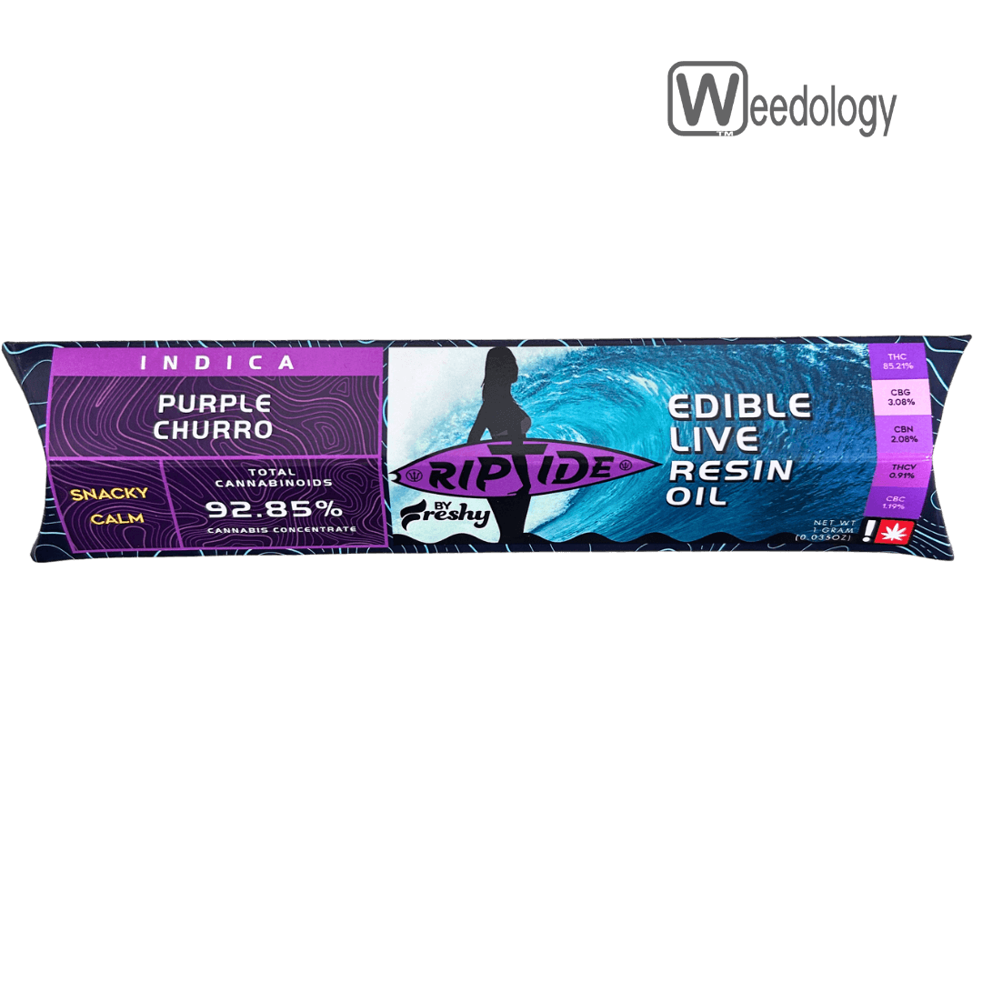 RIPTIDE Riptide 1g PURPLE CHURRO Edible Live Resin Oil