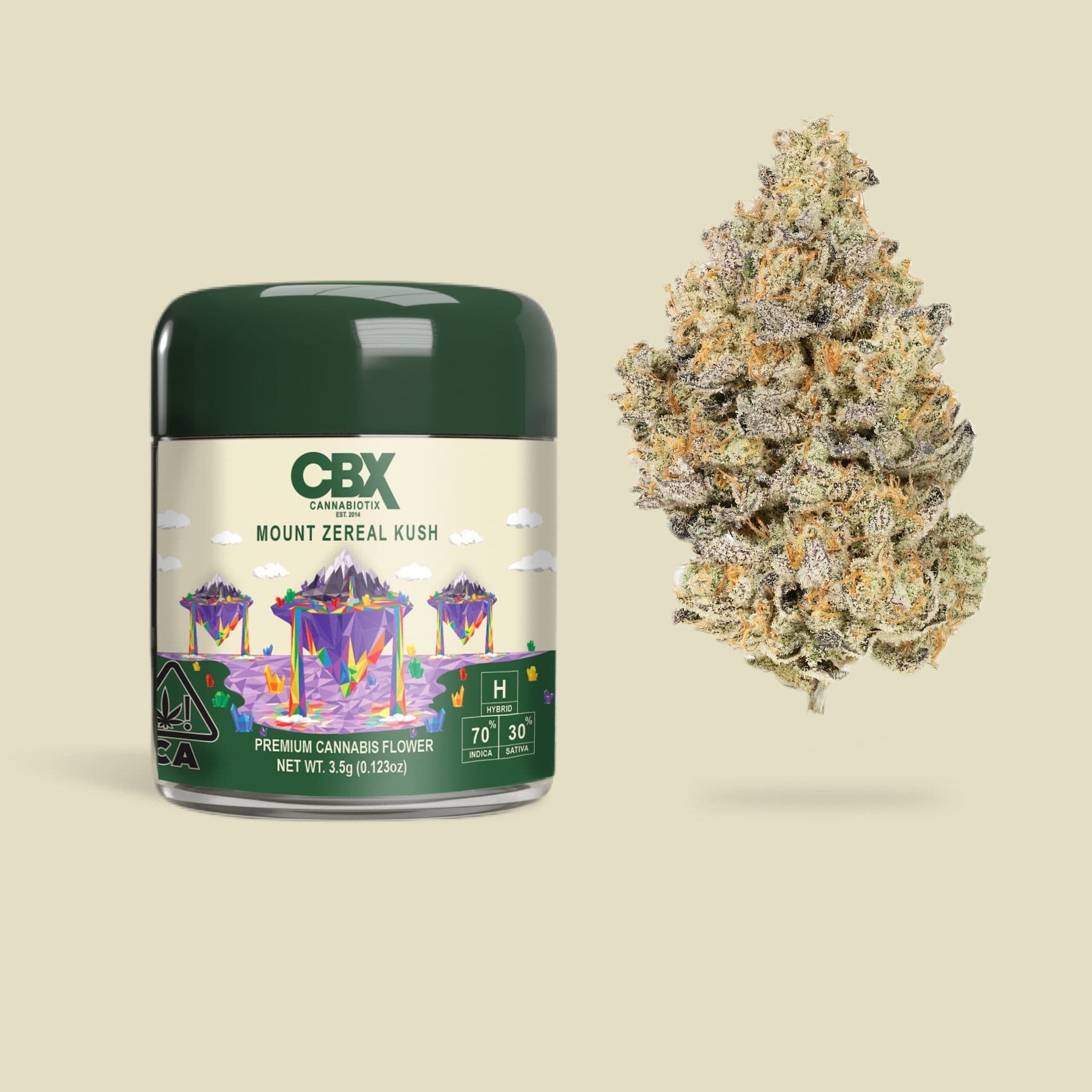 Cannabiotix (CBX) CBX | Flower 3.5g | H | Mount Zereal Kush