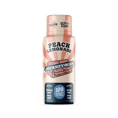 Journeyman PEACH HASH ROSIN LEMONADE Infused Drink | 2oz Edibles