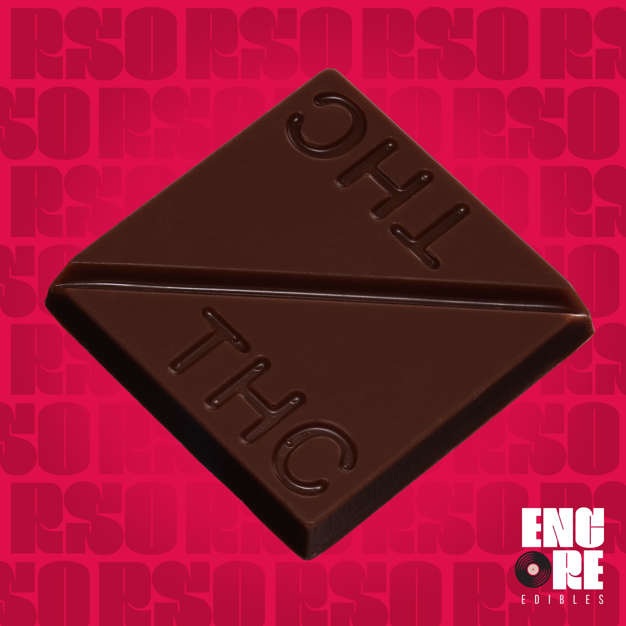 Encore Edibles Dark Chocolate | Sativa RSO Squares | 100mg | 27099