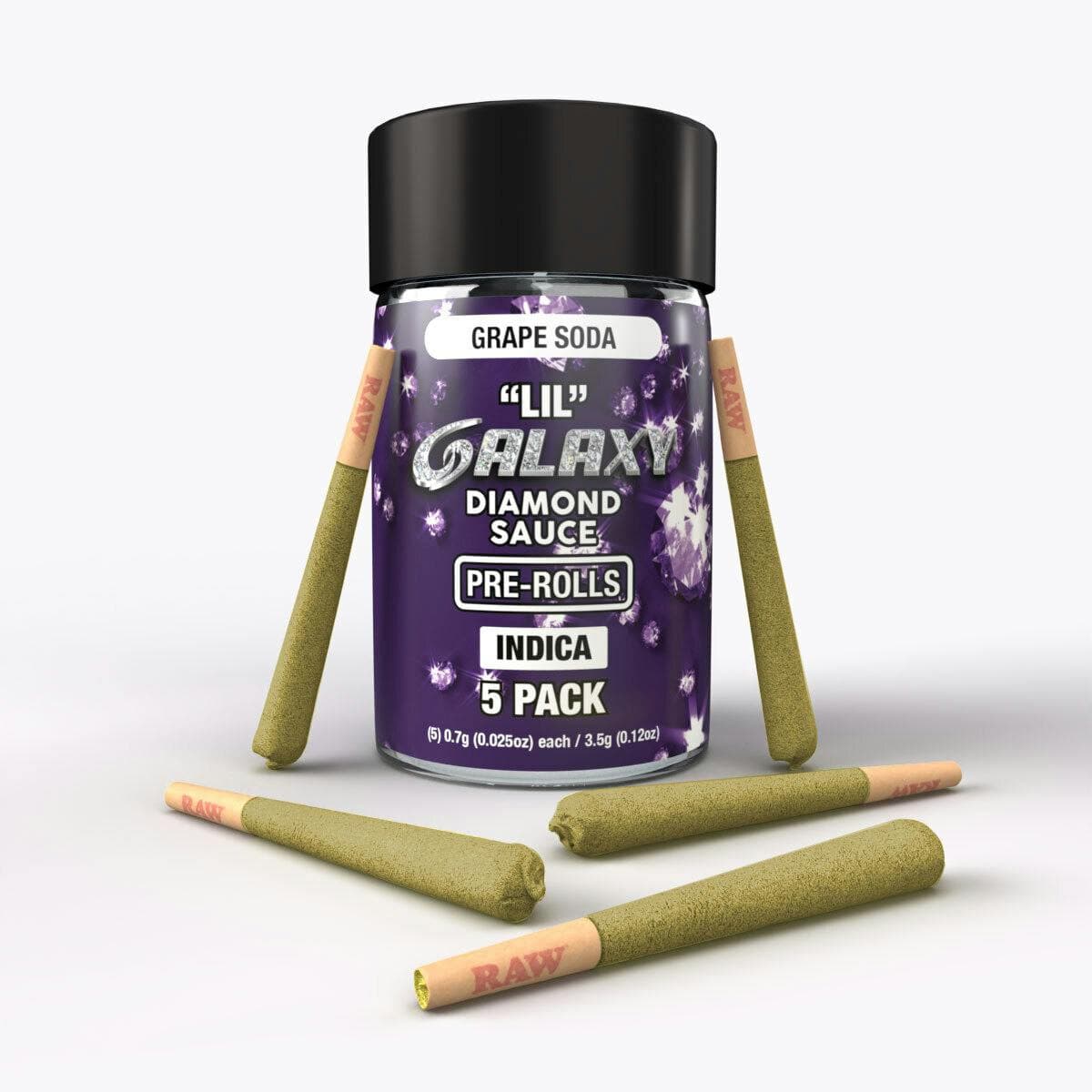 Galaxy 5PK GRAPE MOONROCK PREROLL - GALAXY