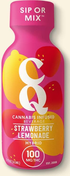CQ CQ Strawberry Lemonade Live Resin Infused Shot 100mg Edibles