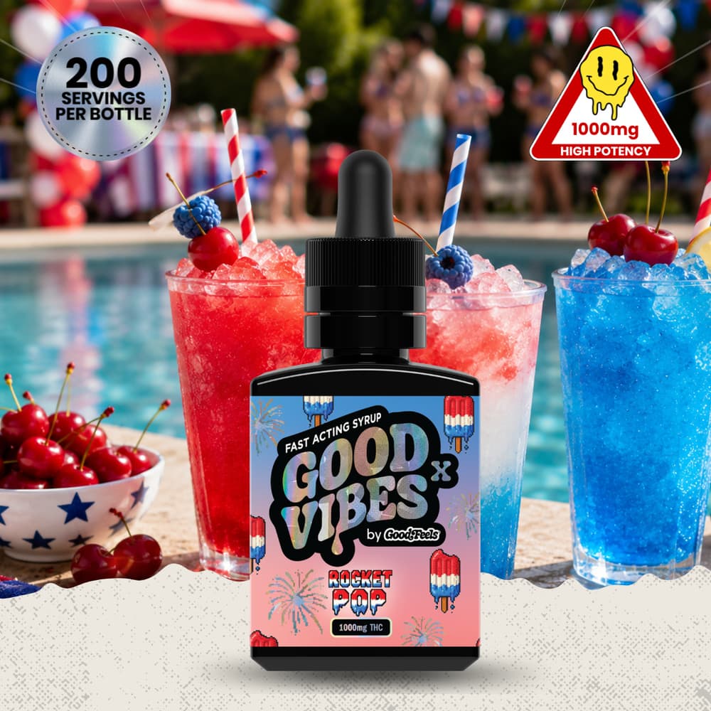 Good Feels Good Vibes - Rocket Pop - Syrup - 1000mg