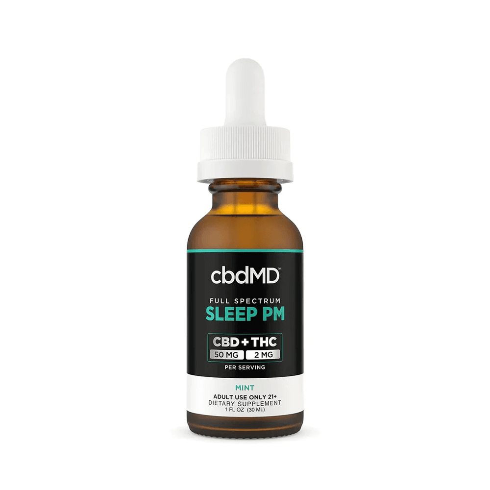 cbdMD Mint PM [30ml] (1500mg CBD/60mg THC)