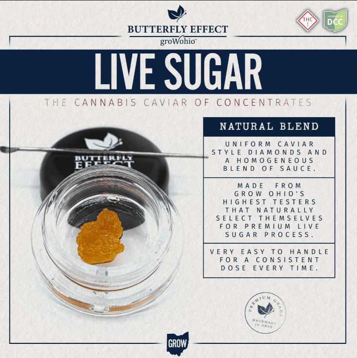 Butterfly Effect by Grow Ohio Kali Grapefruit | 1g Live Sugar