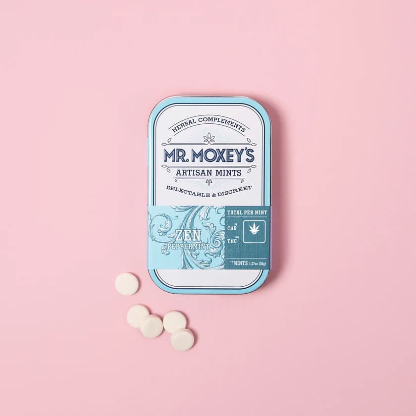 Mr. Moxey's Mints Peppermint Zen Mints 50:1 CBD 20pk [C3]