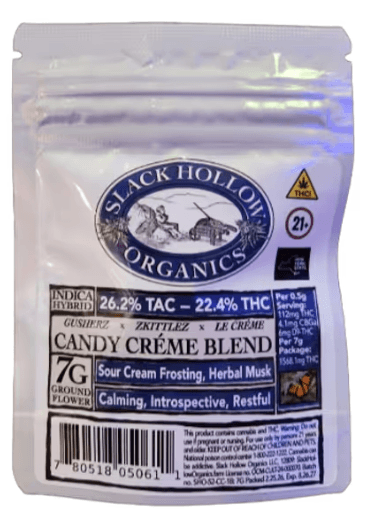 Slack Hollow Organics Candy Creme Blend - 7G Pre-Ground Flower