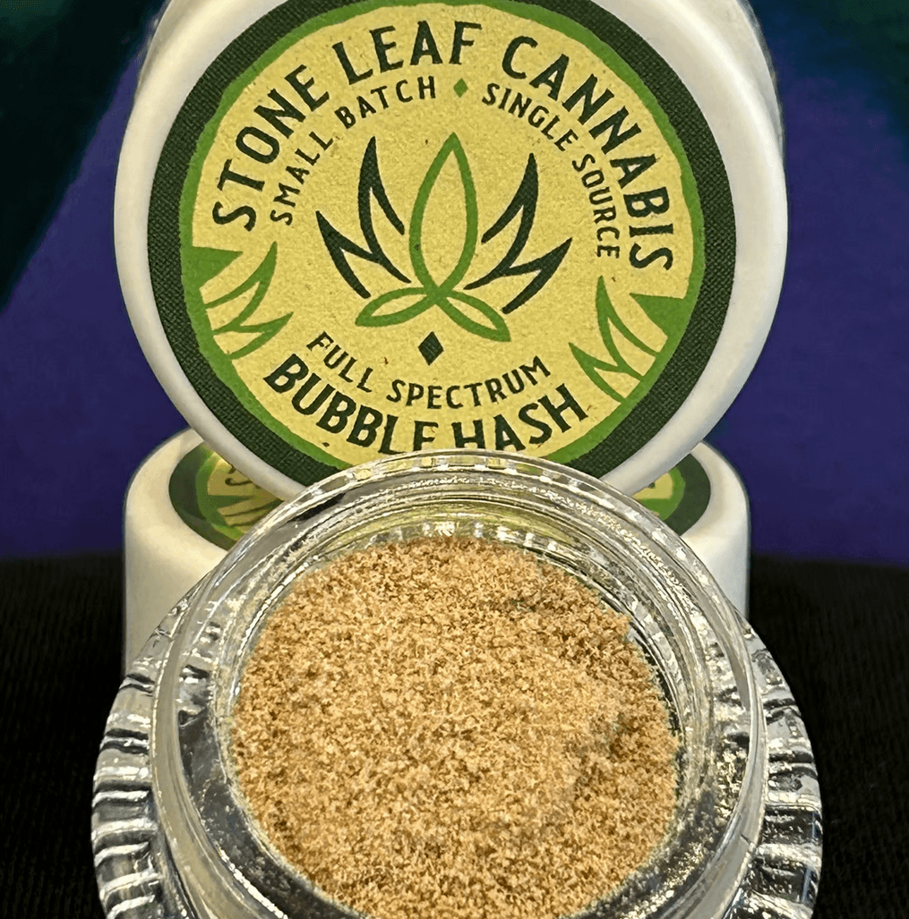 Stone Leaf Cannabis Indica Bubble Hash
