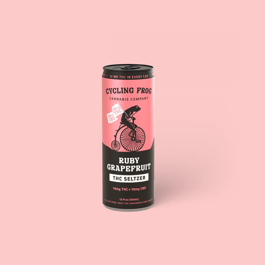 Cycling Frog Ruby Grapefruit - THC Seltzer - 10mg