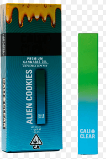 Cali Clear Disposable - Alien Cookies
