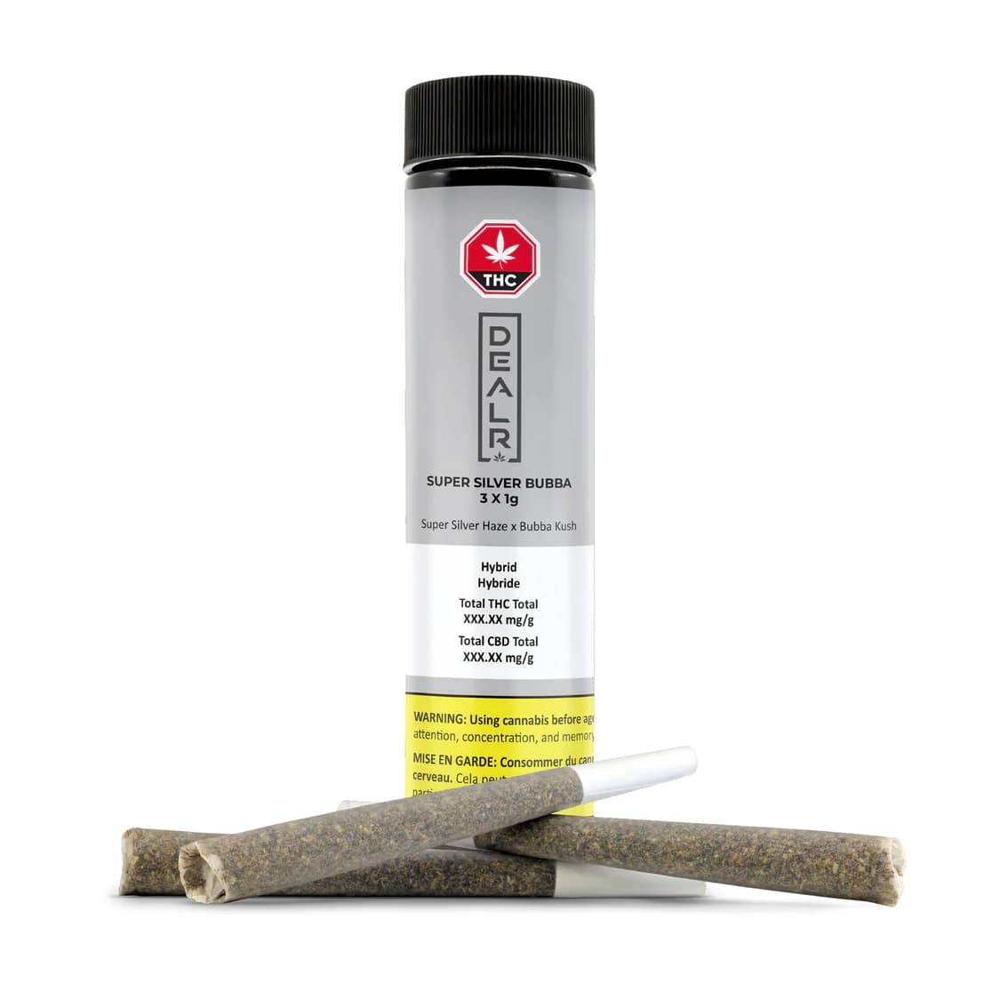DEALR Super Silver Bubba Pre-Roll 3-Pack | 3g
