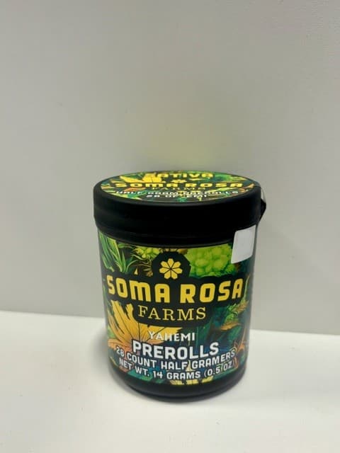 Soma Rosa YAHEMI PREROLLS 28 PACK 14G