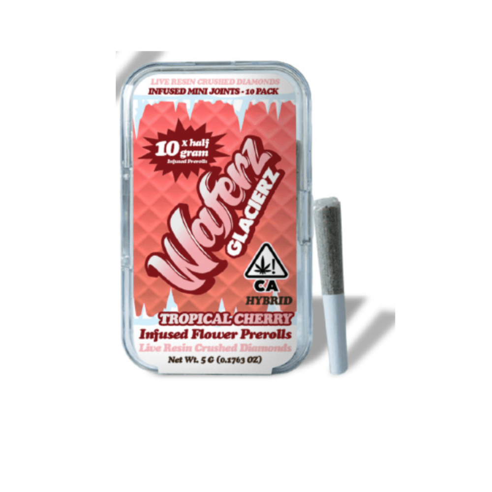 WAFERZ TROPICAL CHERRY | .5G INFUSED PRE-ROLL | 10PK