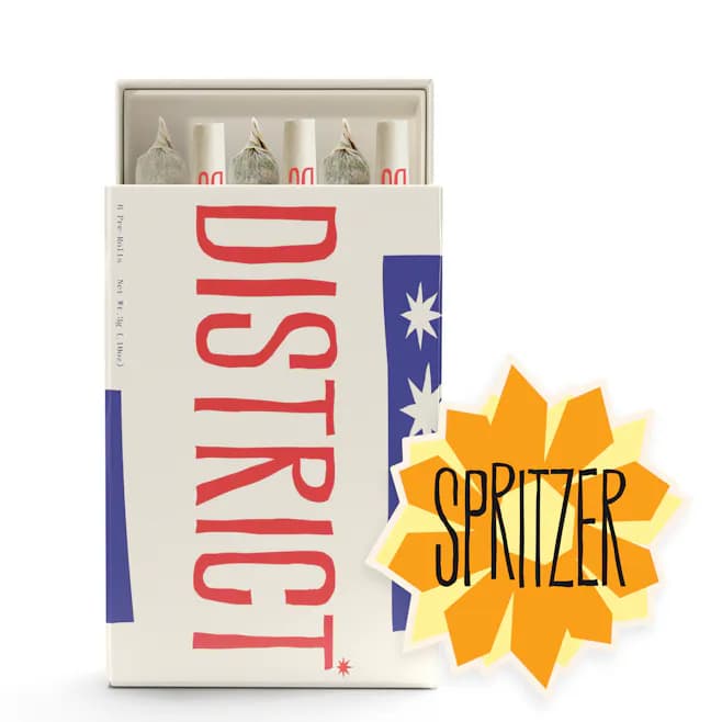 District Cannabis Spritzer Pre-roll 6 pack