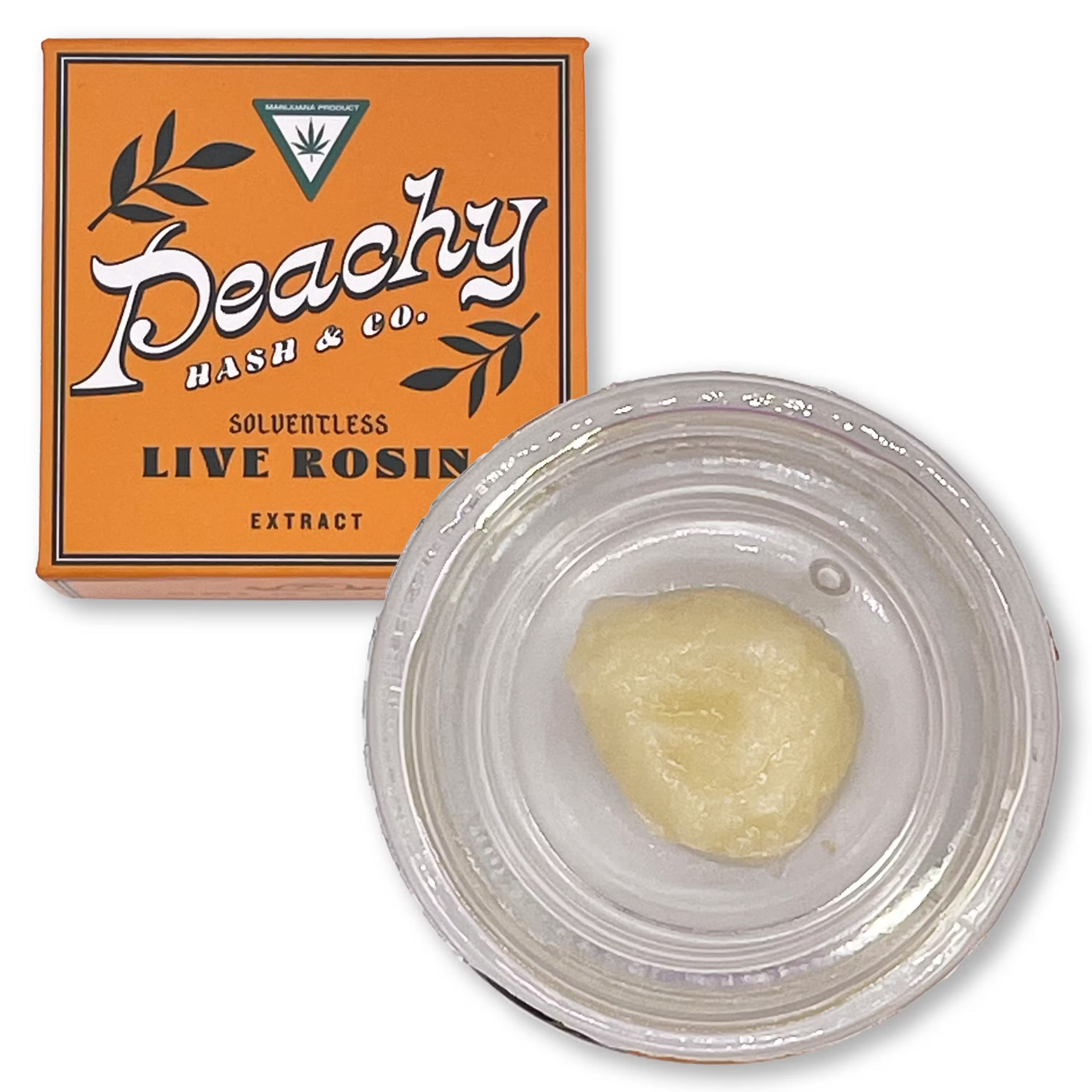 Peachy Hash & Co. Death x Boof Live Rosin