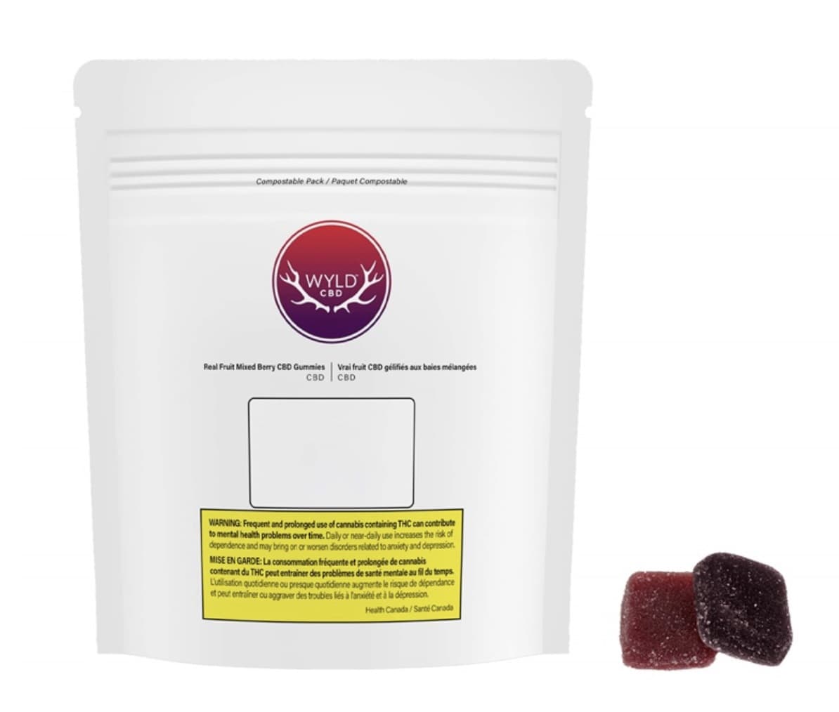 Wyld CBD Mixed Berry 750mg CBD x 30 Pcs Soft Chews