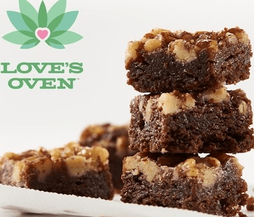 Love's Oven Turtle Brownies - Sativa (100mg)