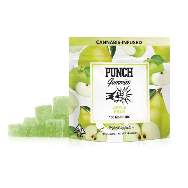 Punch Edibles & Extracts Apple Pear | 100mg Gummies