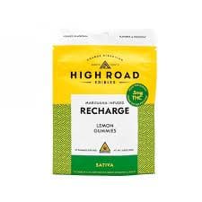 High Road Edibles HRE Classic Gummies Lemon
