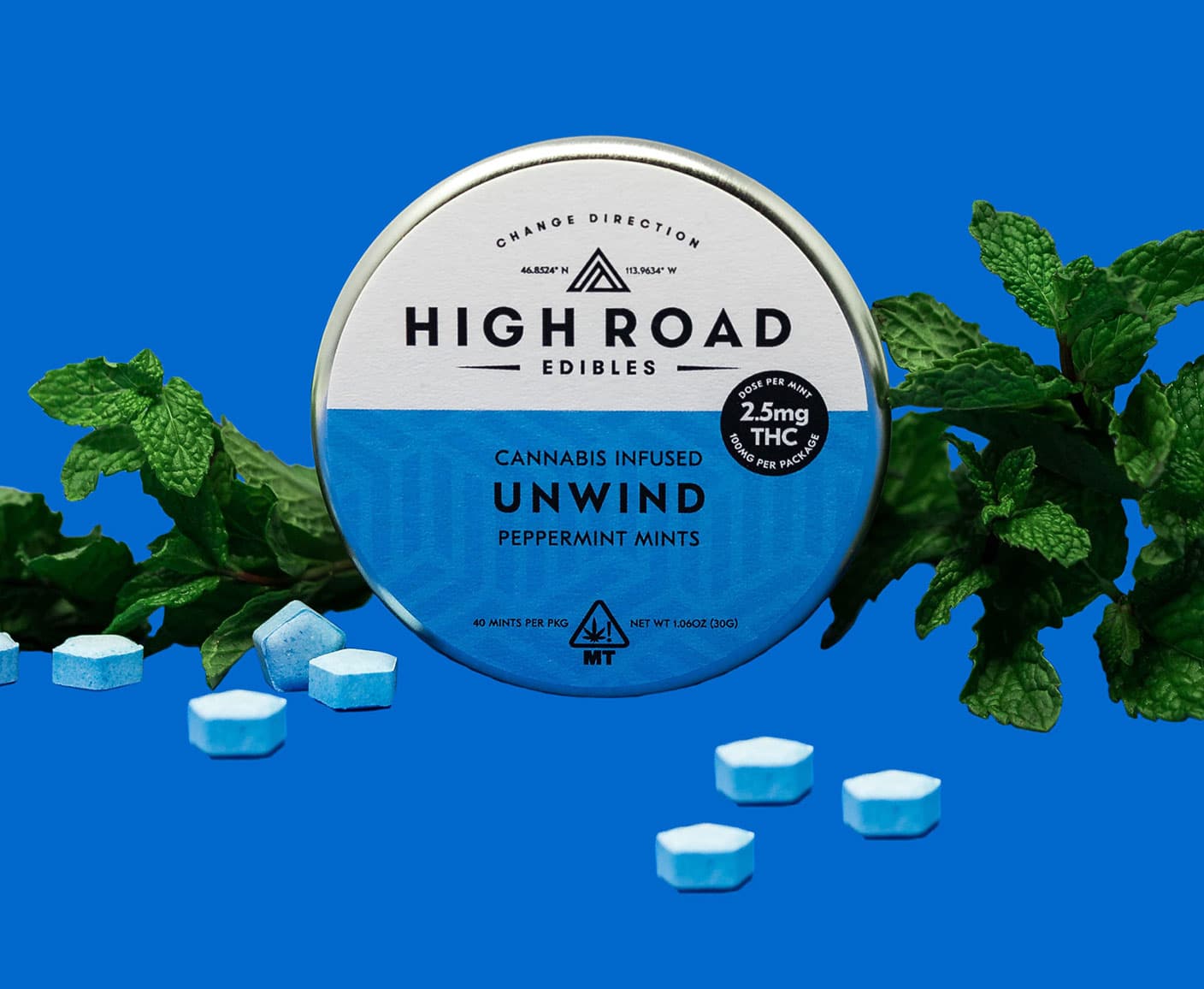 High Road Edibles HRE (Mints-Peppermint)