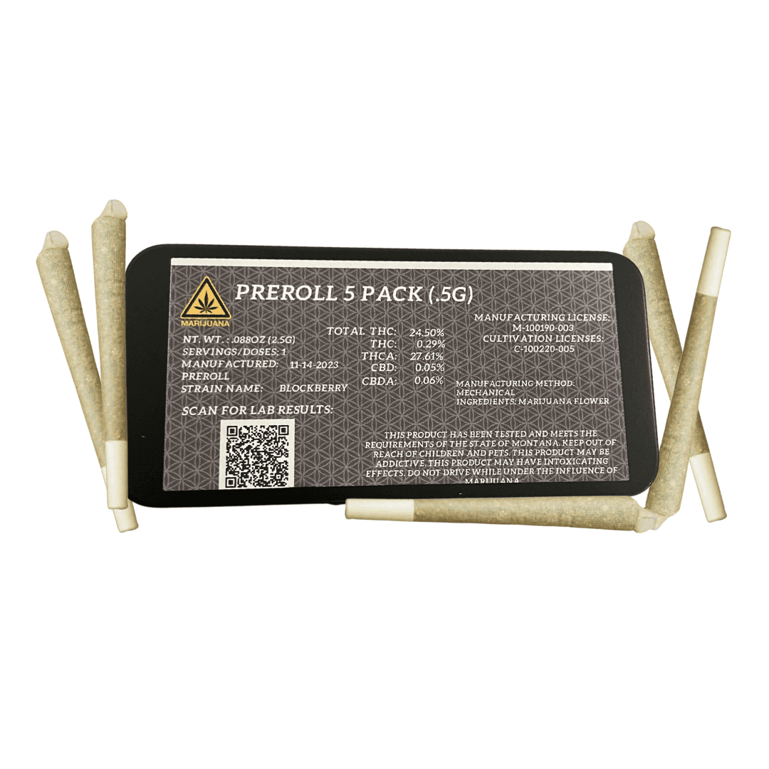 Bloom Montana Bloom Montana (.5g Pre-Rolls 5 Pack-Pave')