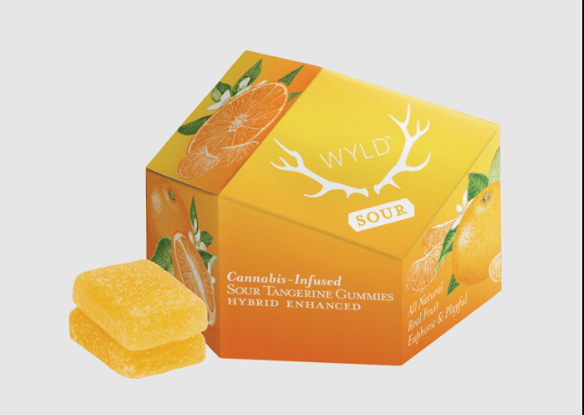 Wyld Sour Tangerine Gummies 10pk