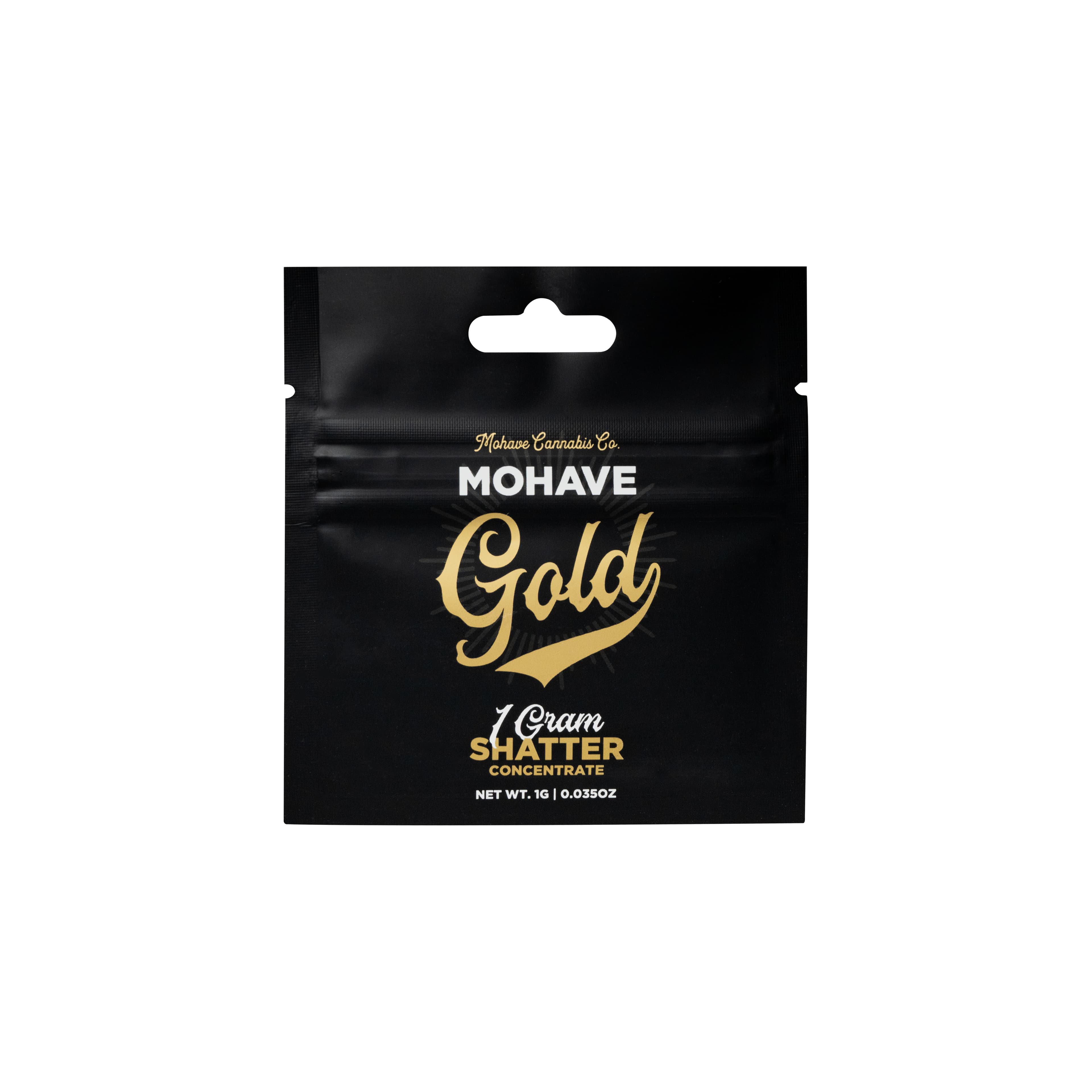 Mohave Cannabis Co. Mohave Gold Shatter 1g Gary Payton