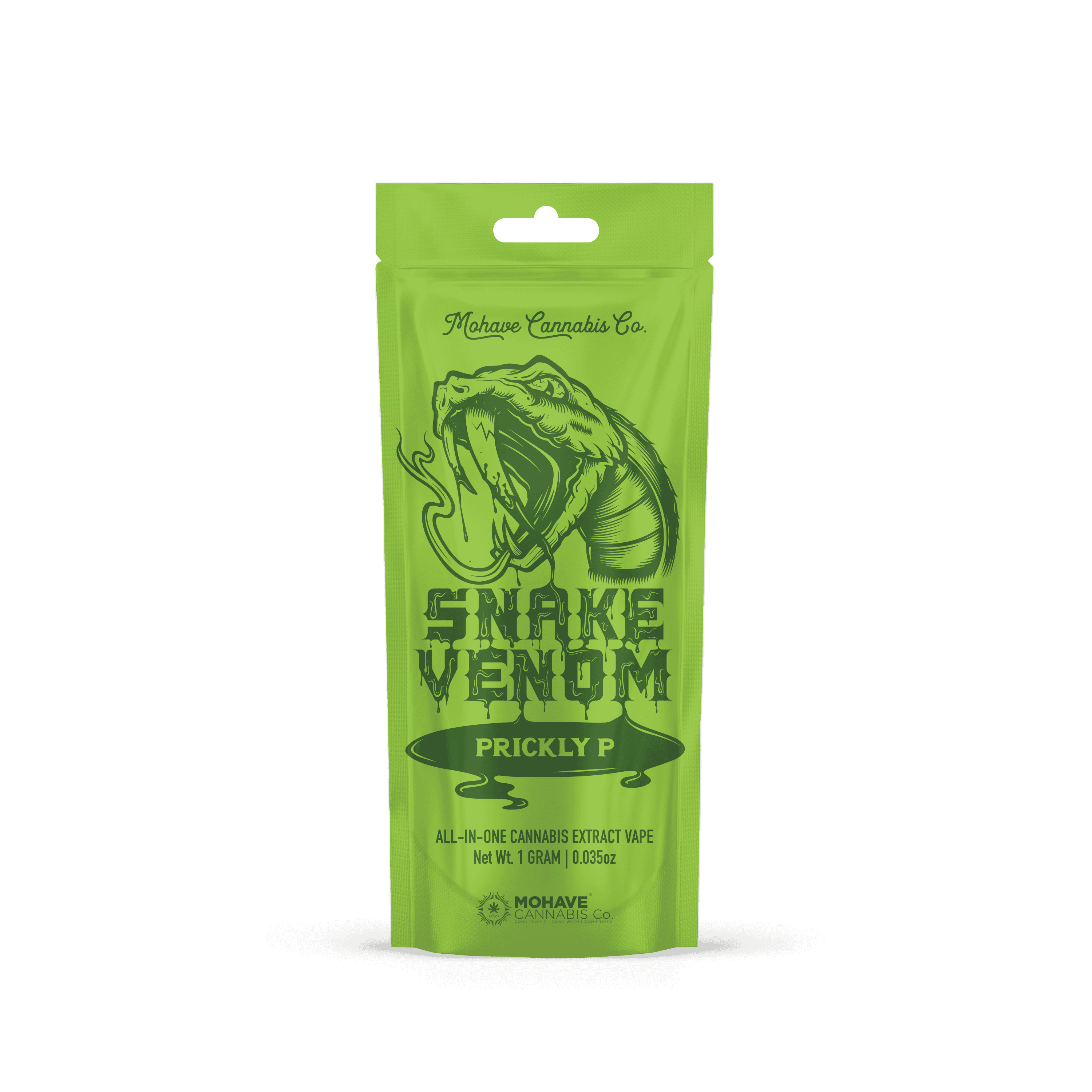 Mohave Cannabis Co. Mohave Snake Venom AIO Disposable Vape 1g Prickly P