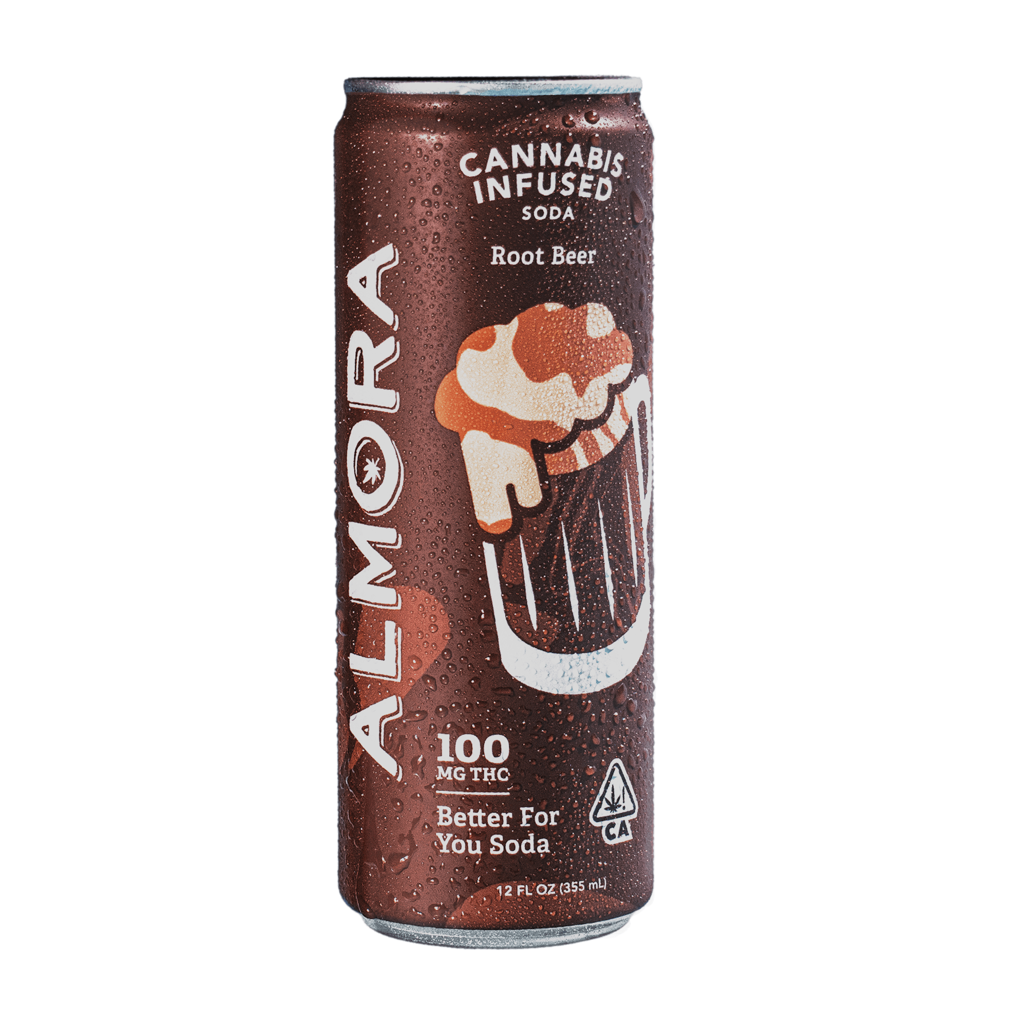 Almora Farms ROOT BEER PREBIOTIC SODA | BEVERAGE | 100MG Beverages