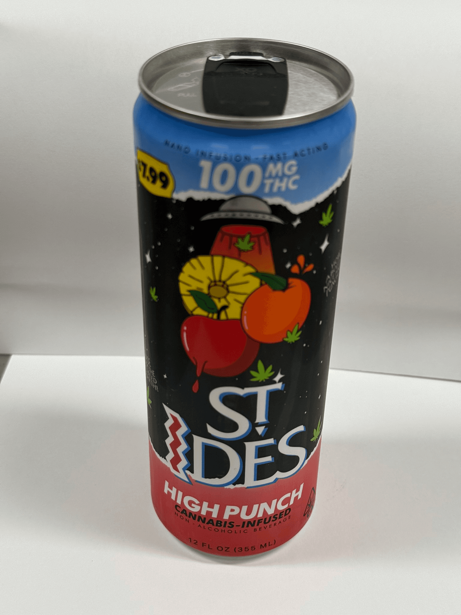 ST. IDES EDIBLE (BEVERAGE) 100MG - 12 OZ - HIGH PUNCH - FRUIT PUNCH Edibles